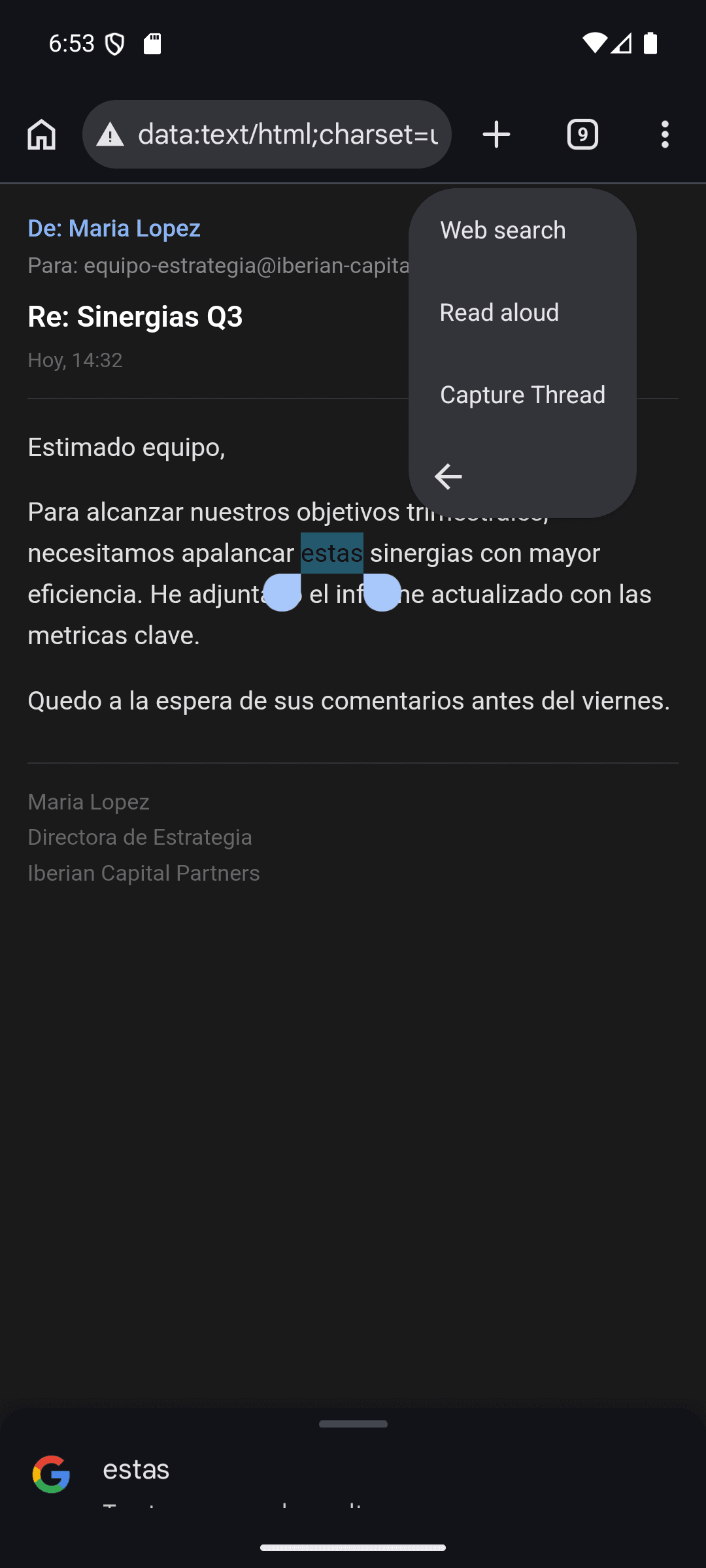 Echo Thread OS-level long-press vocabulary capture from any Android app